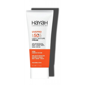 HAYAH LABORATORIES UVEPRO LIGHT TEXTURE CREAM SPF 50+ NORMAL TO DRY SKIN 50 ML